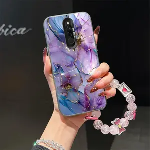 Redmi 8 flower suit bracelet phone Case For Redmi 8 with TPU Shock proof design perfect for popular