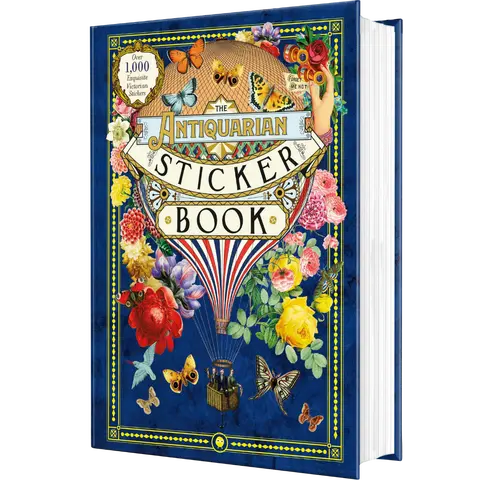 The Antiquarian Sticker Book: Over 1,000 Exquisite Victorian Stickers by Odd Dot (The Antiquarian Sticker Book Series) (Hardcover)