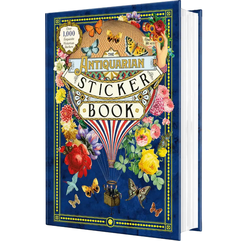 The Antiquarian Sticker Book: Over 1,000 Exquisite Victorian Stickers by Odd Dot (The Antiquarian Sticker Book Series) (Hardcover)