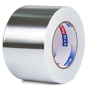 Foil Tape 3 inch x 165ft (55 Yards) Heavy Duty HVAC Duct Tape for Ductwork - High Temperature  Foil Tape for Insulation, Metal Repair, Exhaust Sealing & Patching