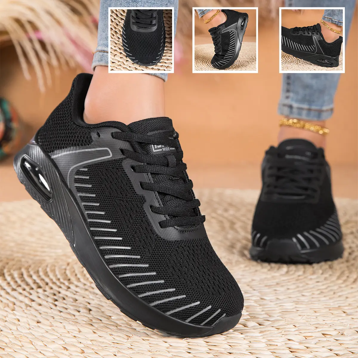 Women's Air Cushion Sneakers - Lightweight Breathable Women's Shoes for Running, Nursing Work, Gym Walking, Sneakers For Women