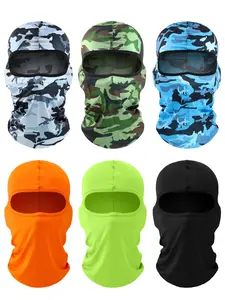 6 Pack Ski Mask Cover Balaclava Full Face Mask Summer Breathable Cooling Face Cover UV Protection Bandana Scarf Men Women Outdoor Sports Cycling Running
