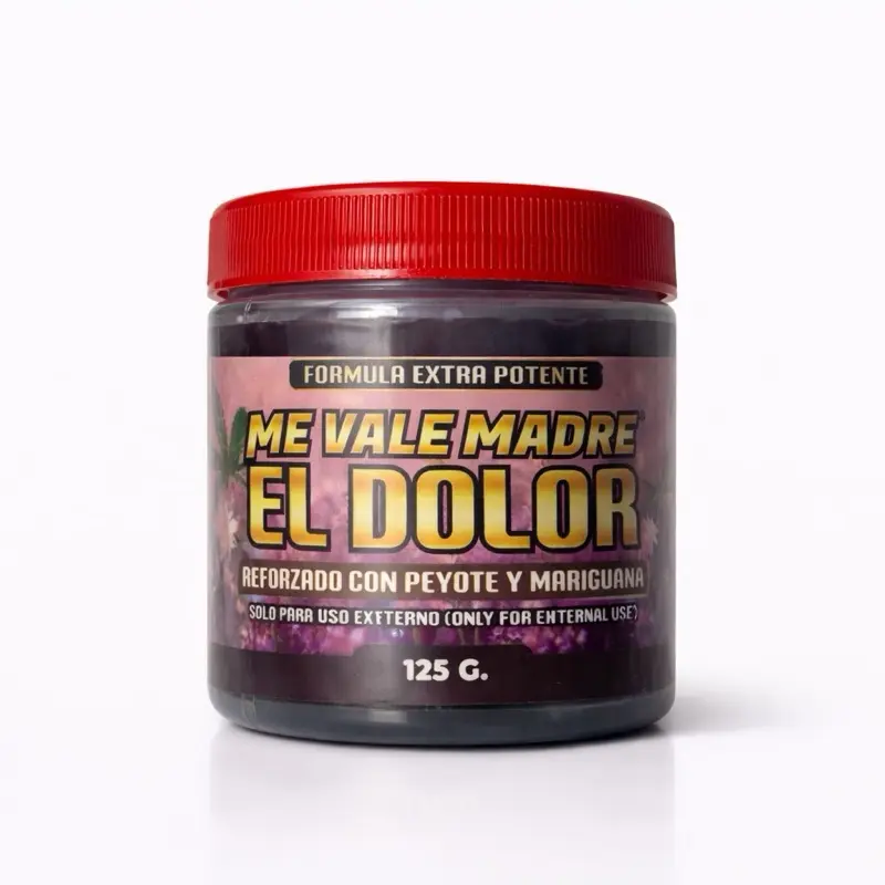 Me Vale Madre El Dolor Extra Strength Balm 125g – Fast Relief for Muscle Pain, Arthritis, Joint & Inflammation Support