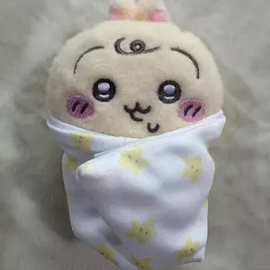 Cute Chiikawa Baby Series Usagi Hachiware Chiikawas Flying Squirrel Plush Dolls Keychain Pendant, Perfect Gift for Friends