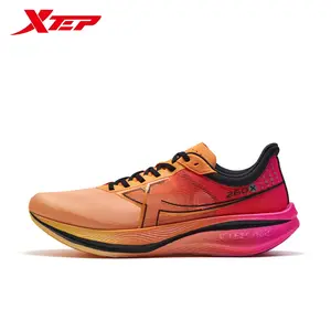 XTEP 260X 1.0 Men's Shoe - Orange and Pink Design with Black Accents and 260X Text on Sole Trainer Footwear