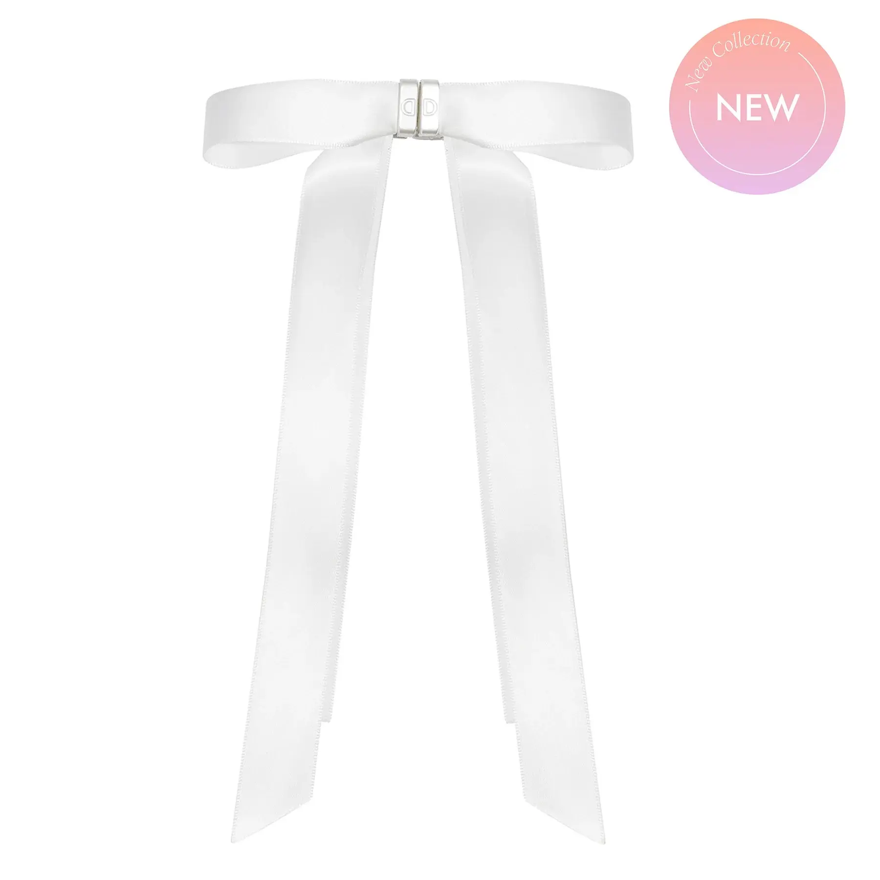 DAFNI KLIX - THE BOW - Pearl White - Bow with Strong Magnetic Hold No Slipping - Magnetic Hairclips - Endless Iconic Hairstyles - Patent Pending Secure & Stylish Updo