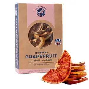 BlueHenry Dehydrated Grapefruit - 3 oz - 25 slices - Natural Fruit