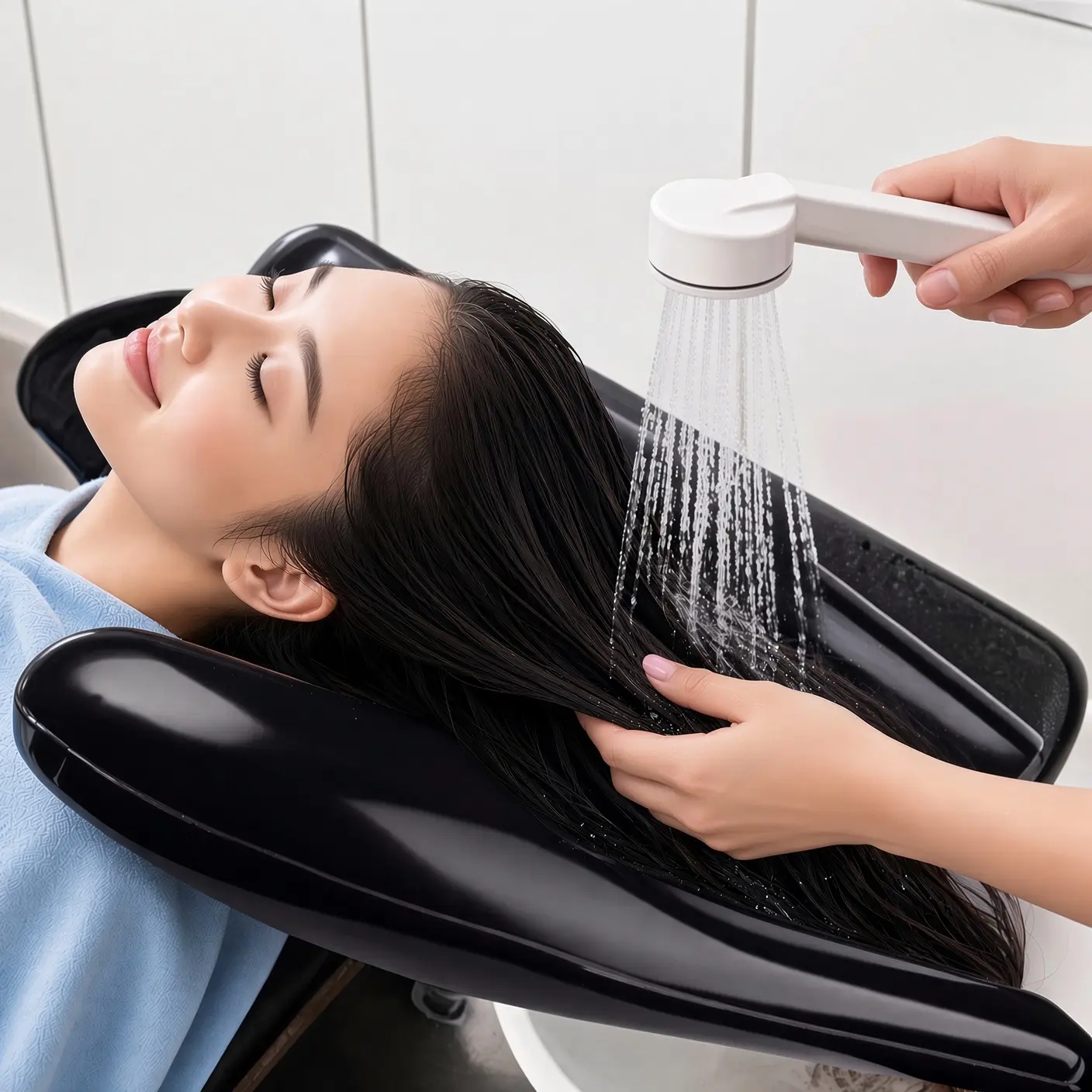 Portable Foldable Hair Washing Pad, Inflatable Hair Basin, Shampoo Basin for Elderly and Pregnant Women, Bedside Care Essential, Convenient and Lightweight