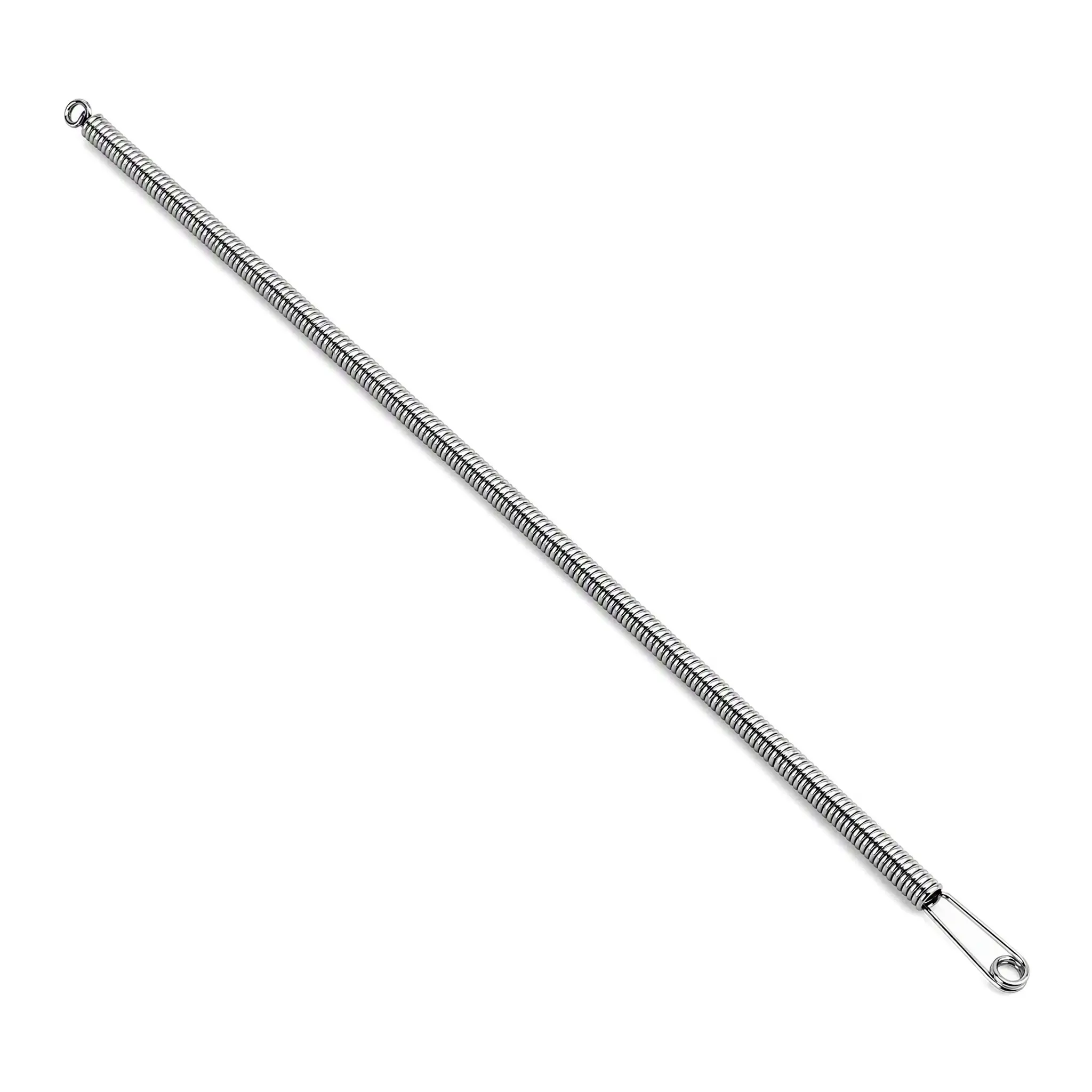 Stainless Steel Flexible Spring Drawstring Threader Tool-Easy Pull Rope Threading Guide,Durable Bodkin for Hoodies,Sweatpants,Backpack,Curtain Cords Replacement,Portable Sewing Helper for Household DIY Craft & Clothing Repair Use