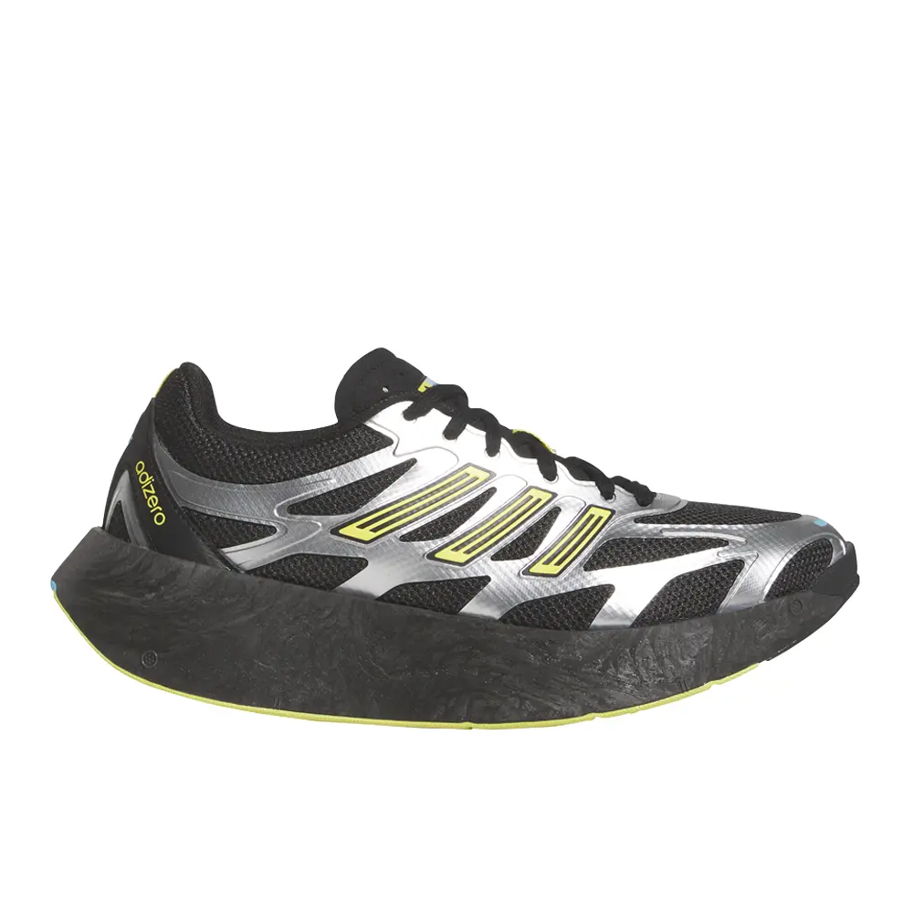 adidas Mens Adizero Aruku Sneakers Shoes Casual - Black, Silver adidas Mens Adizero Aruku Sneakers Shoes Casual - Black, Silver