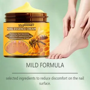 Strong Nail Cream for Dry Rough Brittle Nails, Rich in Vitamin C Hyaluronic Acid, Moisturizing Smoothing Strengthening Fast Absorption, Hydrating Hand Balm