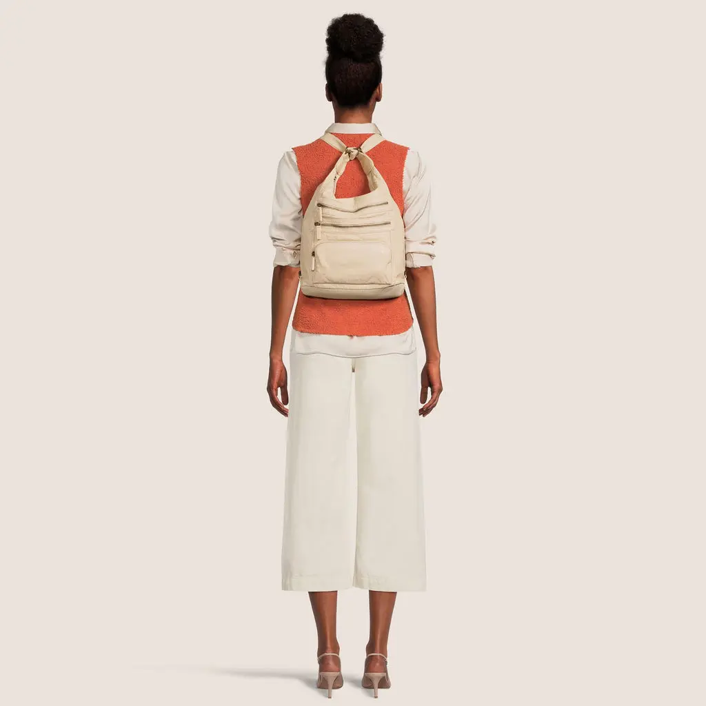 Soft Vegan Leather - Lisa Convertible 3-1 Backpack Crossbody Bag