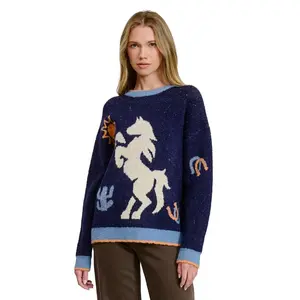Prairie Ride Sweater - Navy