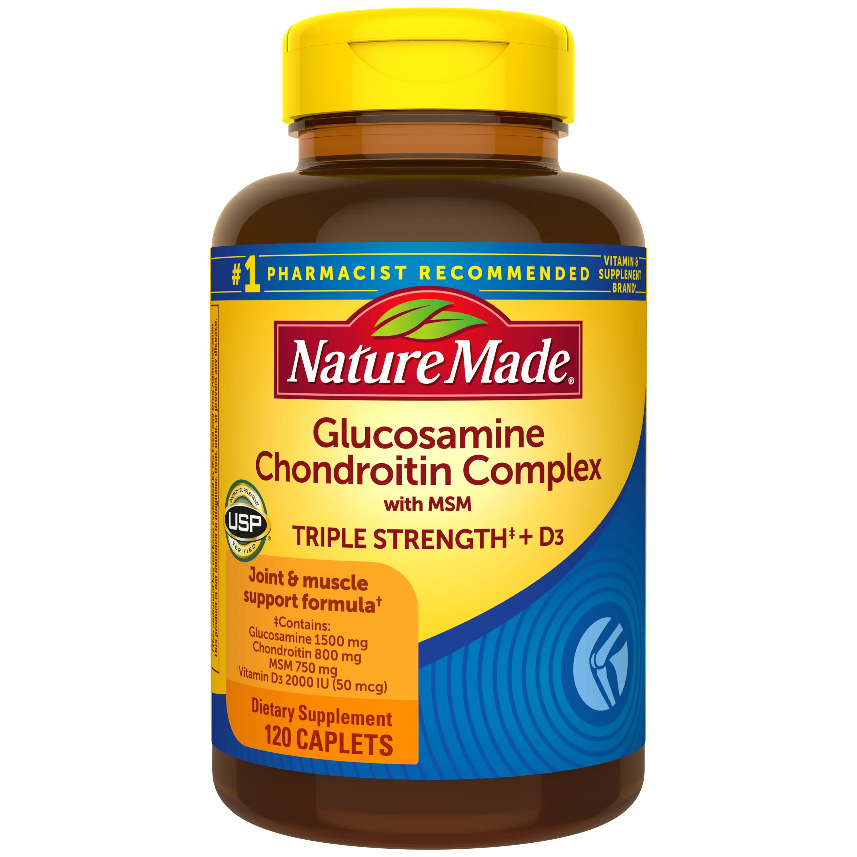Glucosamine Chondroitin Complex with MSM Triple Strength‡ + Vitamin D3