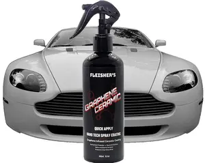 FLEISHERS Hybrid Ceramic Spray Coating, Incredible Shine and Protection for Car Paint, Extreme Water Beading, Safe for Cars, Trucks, Motorcycles, RV's and More, Quick Apply, Paint Sealant, 10.1oz.
