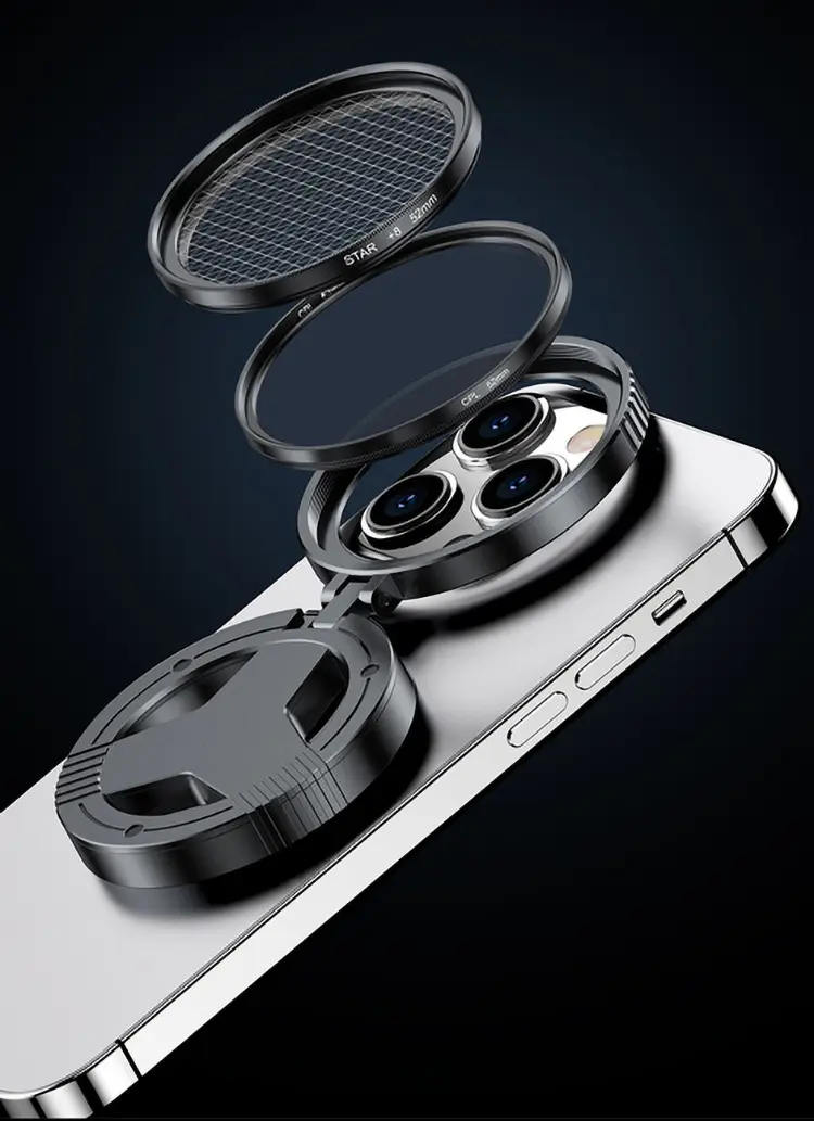 52mm CPL Camera Lens Filter, Clip-On Phone Accessory for Smartphones, Mobile & Cellphone Camera Filters with Glare Control, Metal-Plastic Build, Eliminates Stray Light and Reflections 52mm CPL Camera Lens Filter, Clip-On Phone Accessory for Smartphones, Mobile & Cellphone Camera Filters with Glare Control, Metal-Plastic Build, Eliminates Stray Light and Reflections
