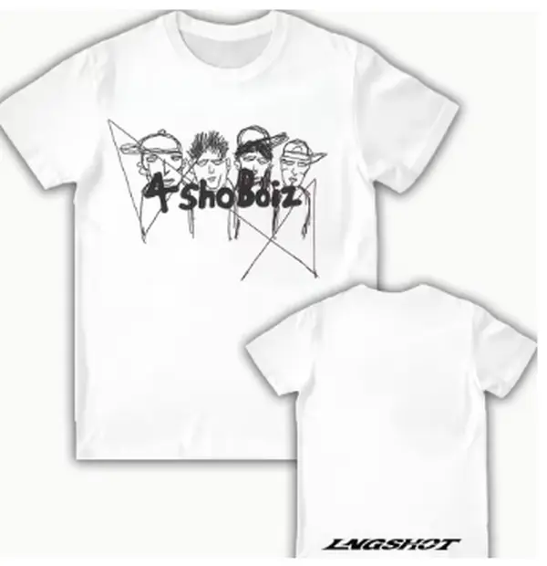 LNGSHOT 4SHOBOIZ Mixtape Graphic T-Shirt, Lngshot K-Pop Hip Hop Merch Tee, Korean Streetwear Shirt, SHOTTIES Fan Gift, Unisex Music Tee