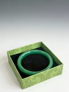 Elegant Eastern Style Jade Bracelet with Gift Box, Exquisite Bracelet, Beautiful Jewelry, Perfect Gift Choice, Traditional Chinese Ornament, Fine Craftsmanship, High Quality Bracelet