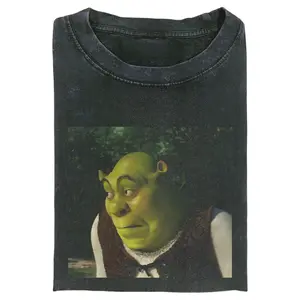 Shrek Funny Animal T-Shirt, Humorous Shrek T-shirt, Meme Shirt, Funny Movie Shirt Gift for Men, Gift for Women, Crew Neck Tee, Trending T-shirt