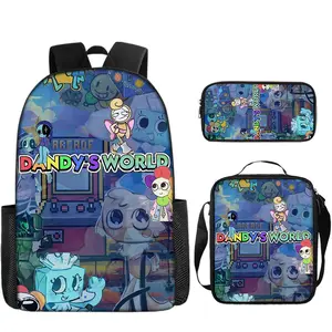 2026 new Dandy's World backpack printed school bag crossbody bag pencil case