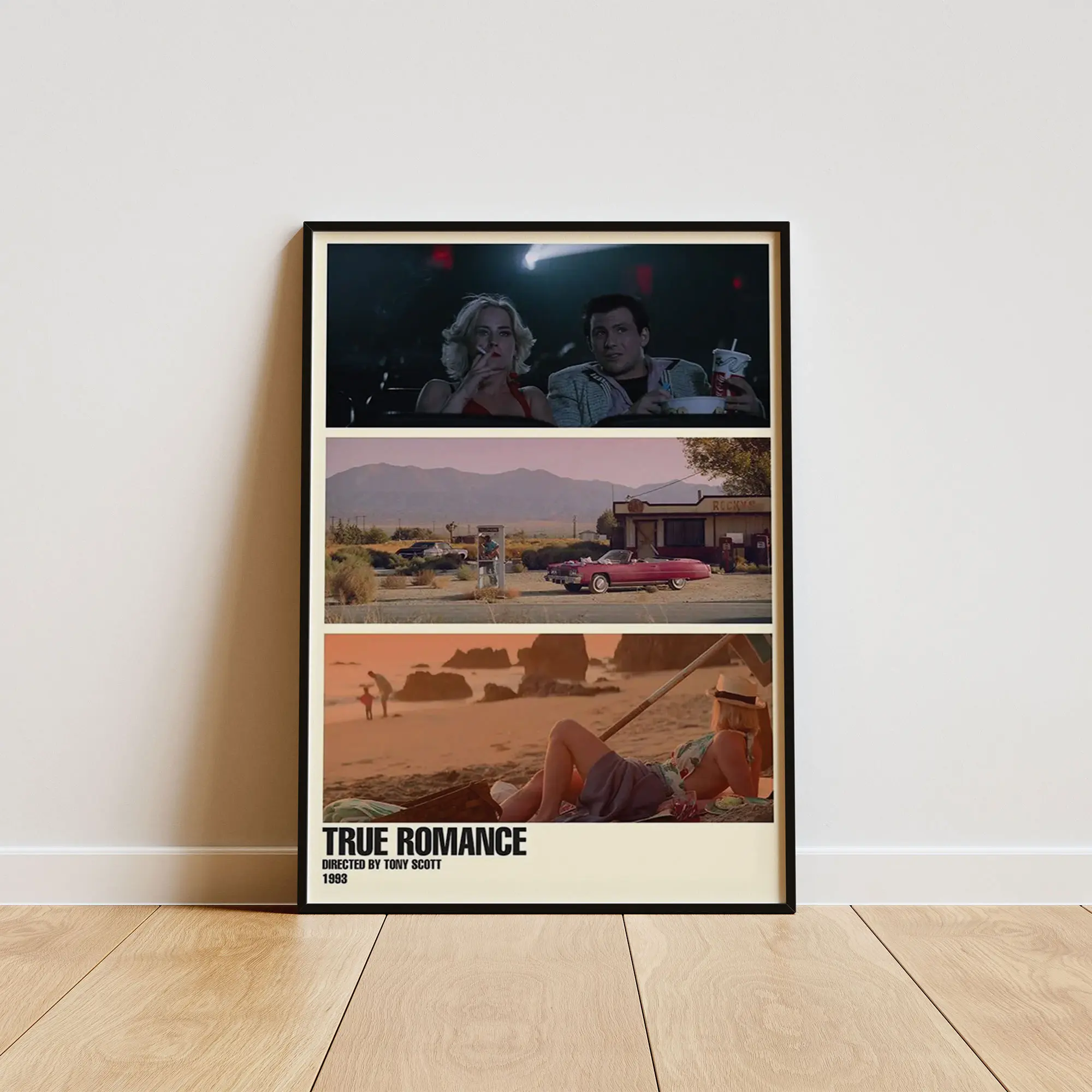 True Romance Poster, Wall Art Decor for Room, Aesthetic Home Decoration, Modern Trendy Design, Gift Idea