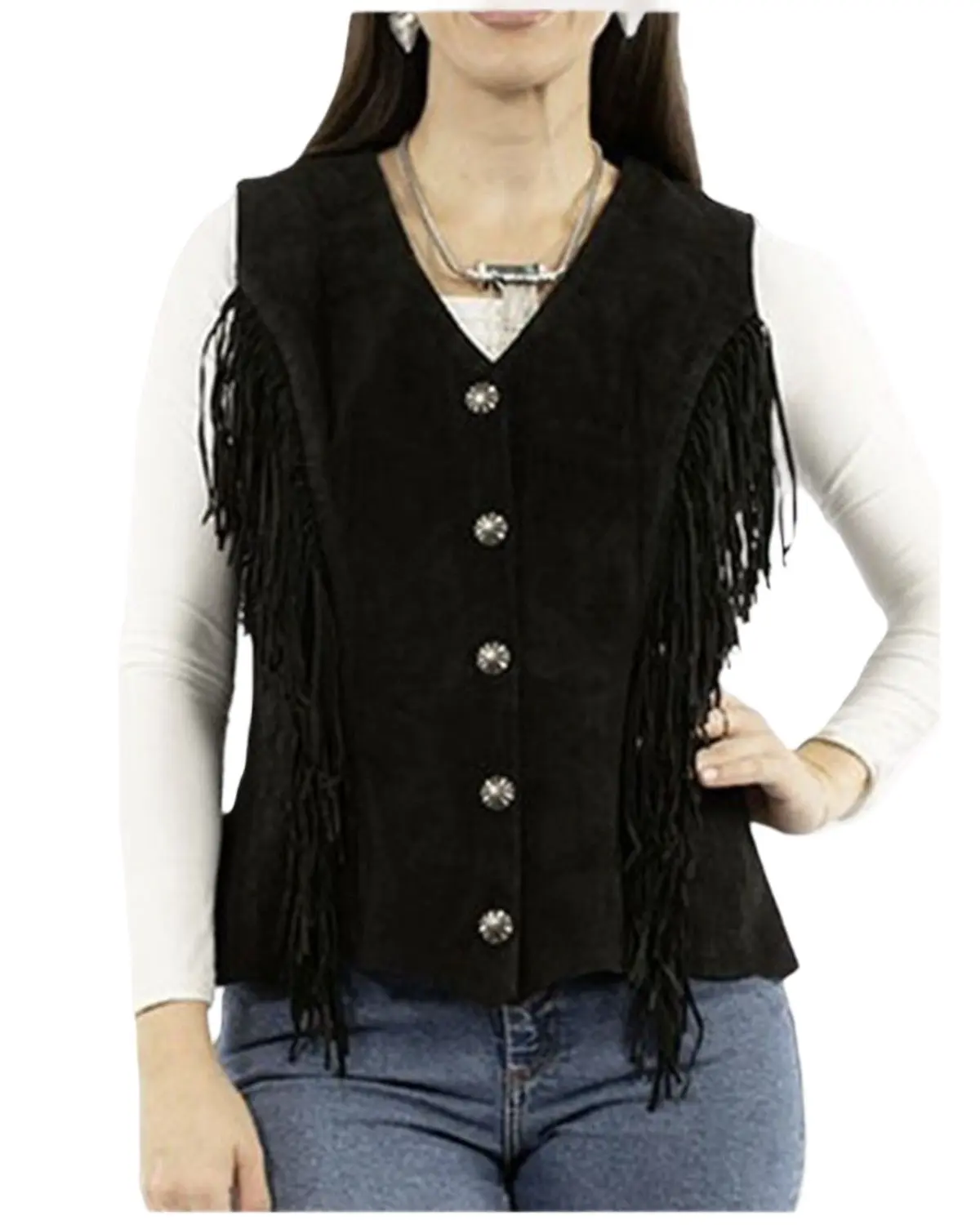 Scully Women's Women'S Suede Vest - L1126-19