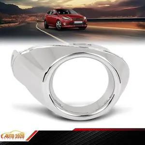 Light Trim Cover Passenger Right Chrome For 2012-2014 Ford Focus Fog