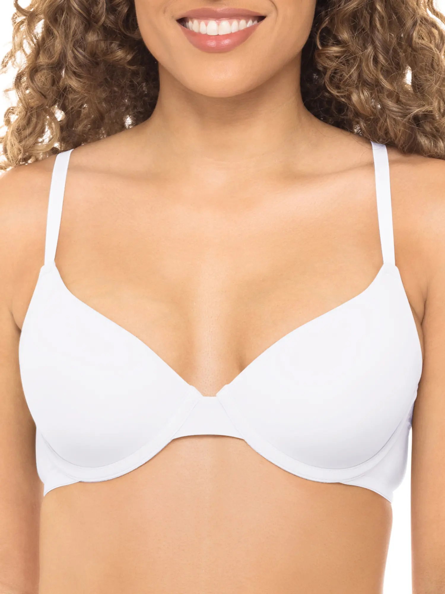 No Boundaries Women's Lightly Lined Underwire T-Shirt Bra, Sizes 34A to 40DDD