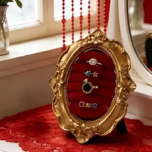 Elegant European Photo Props, Earring Manicure Shooting Decoration Pieces