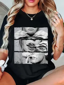 100% Cotton Roll It Lick It Smoke It Tee Marijuana Pot Weed Men T-Shirt