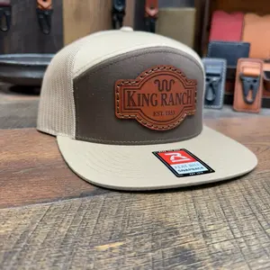 King Ranch, King Ranch Hat, Leather Patch Hat, F250, F350, f150, Bronco, powerstroke, FX4, Super Duty, Explorer, Ranger, gift his her, dad Hat, Husband Gift, Ford Hat, Grandpa Hat, Country Hat, Trucker Hat