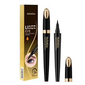 HelloKiss Smooth Quick-Dry Colorful Eyeliner Pen Waterproof Sweat-Resistant Natural Smudge-Proof Eyeliner Pen