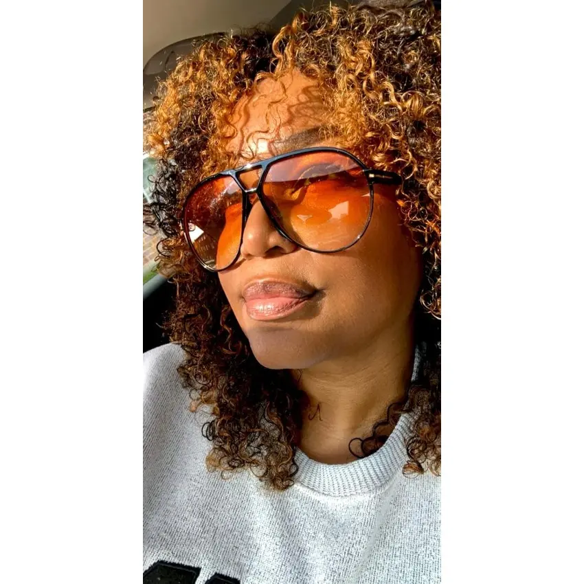 Unisex Oversized Square Frame Aviator Frames Sunglasses 2  display picture 3