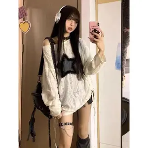 Vintage Women Korean Streetwear Subculture Acubi Star T Shirts Aesthetic Gothic Grunge Tshirt Tops 2000s Alt Clothes