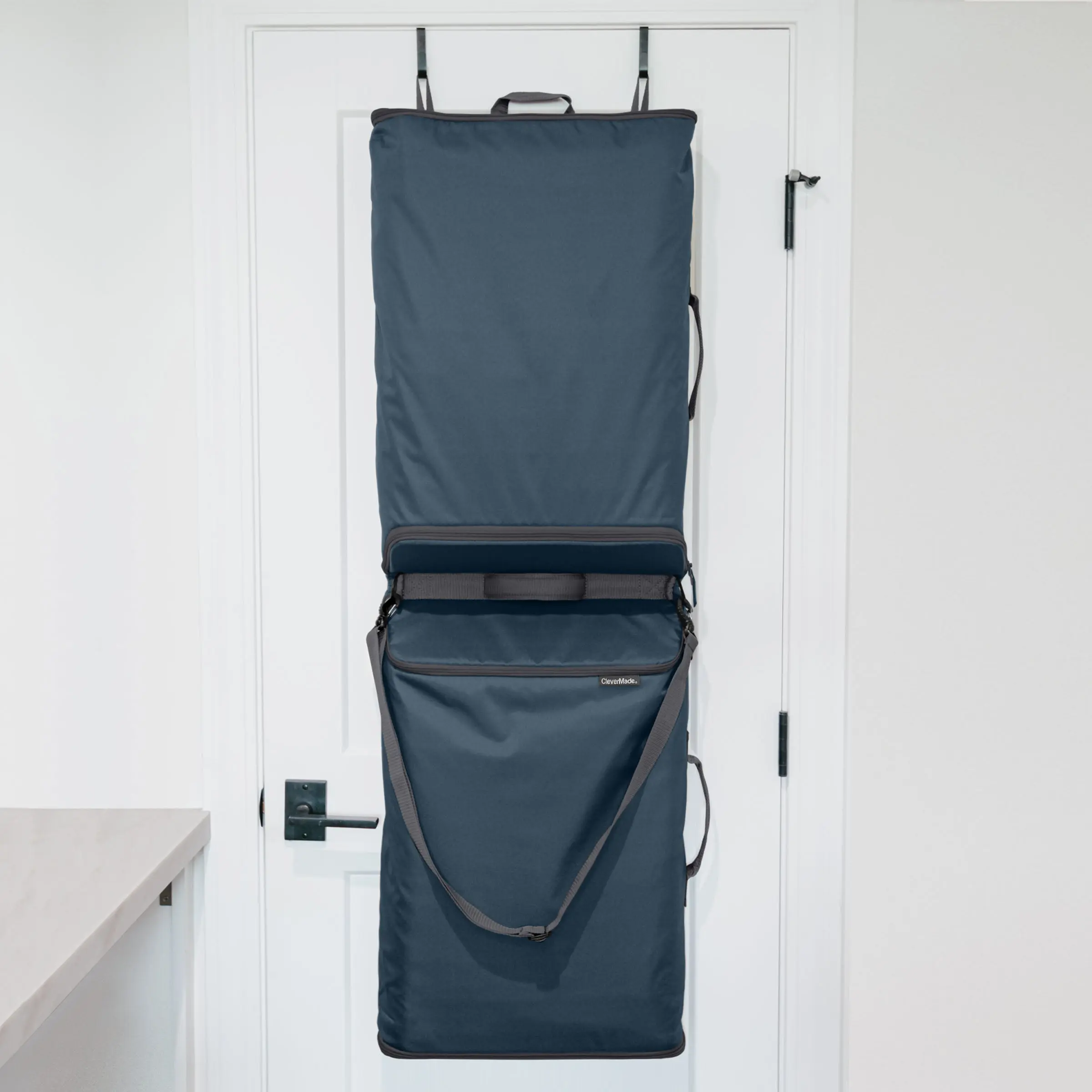 Convertible Machine-Washable Laundry Hamper - Home Storage Organizer with Vertical Storage, Door-Hanging Design for Apartments, Ideal for Laundry Day