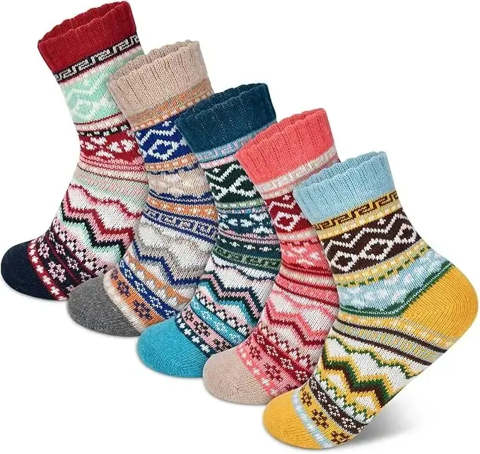 Stocking Stuffers for Women - Winter Crew Socks Christmas Gifts for Women Her Mom Wife Teen Girls Sister Birthday Gifts Ideas