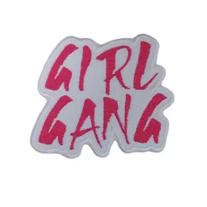 Girl Gang Iron On Embroidered Applique Patch