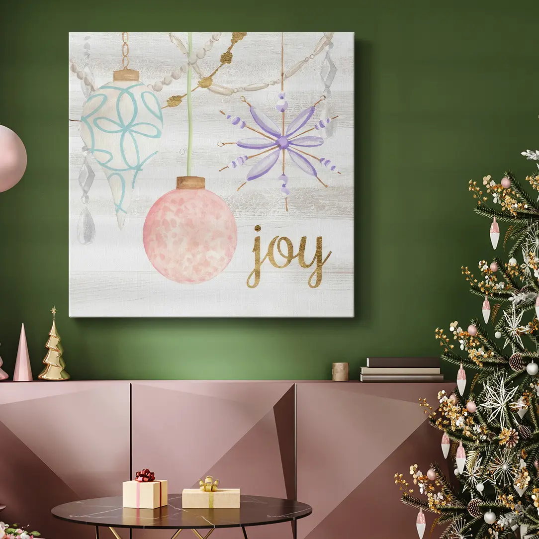 Elegant Ornaments II- Gallery Wrapped Canvas