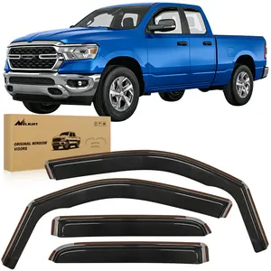 Nilight in Channel Rain Guards for Dodge RAM 1500 2019 2020 2021 2022 2023 2024 Quad Cab Original Window Deflectors, Vent Window Visors-4PCS Car Accessories Auto Accessories  dealsforyoudays