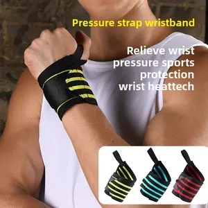Outdoor Sports Wrist Barrier Fitness Weightlifting Wrist Bandage Anti-Sprain Equipment Adult Pressurized Band Wrist Barrier