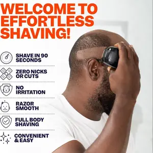 Men's Multifunctional 5-Blade Electric Shaver, Wet & Dry Use, Cordless Design, Full Body Waterproof, Smooth Shaving, Portable and Easy to Store