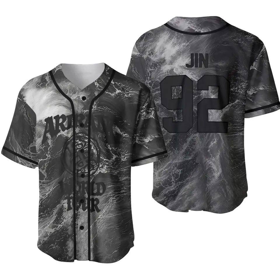 Vintage Striped Baseball Jersey Unisex - Y2K Retro Button Up Breathable Mesh Casual Top