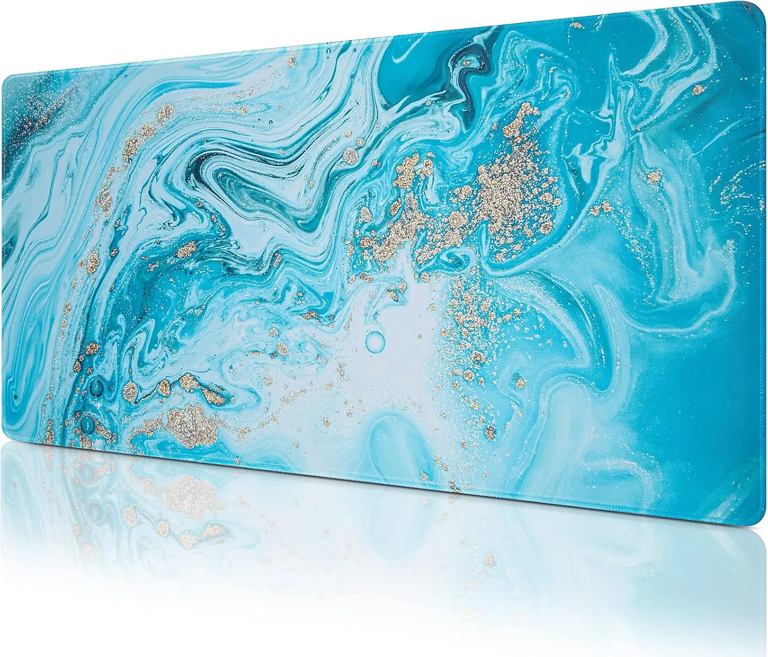 Light Blue Gold Marble