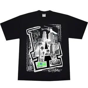 Men's Short-Sleeve Sports T-Shirt - Los Angeles City Chicano, Cholo, Gangster Street Clothing