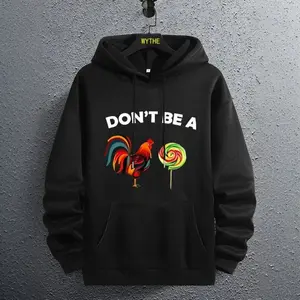 Womens Graphic Hoodie Essential Hoodie Comfort Hoodie Cartoon Rooster Print Casual Sweatshirt Long Sleeve Streetwear Fall Winter TikTokShop Oversized Unisex Fleece Anime Printed hoodies  women hockey