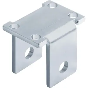 4 PCS 4 Hole Bolt on Front/Center/Rear Leaf Spring Hanger Fits 1-3/4" Eye to Eye Spring, 2-3/16" Tall