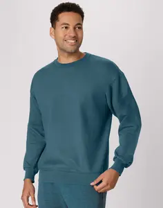 Hanes Ultimate Heavyweight Fleece Crewneck Sweatshirt Long Sleeve Pullover Warm Comfortable Ribbed Classic Top
