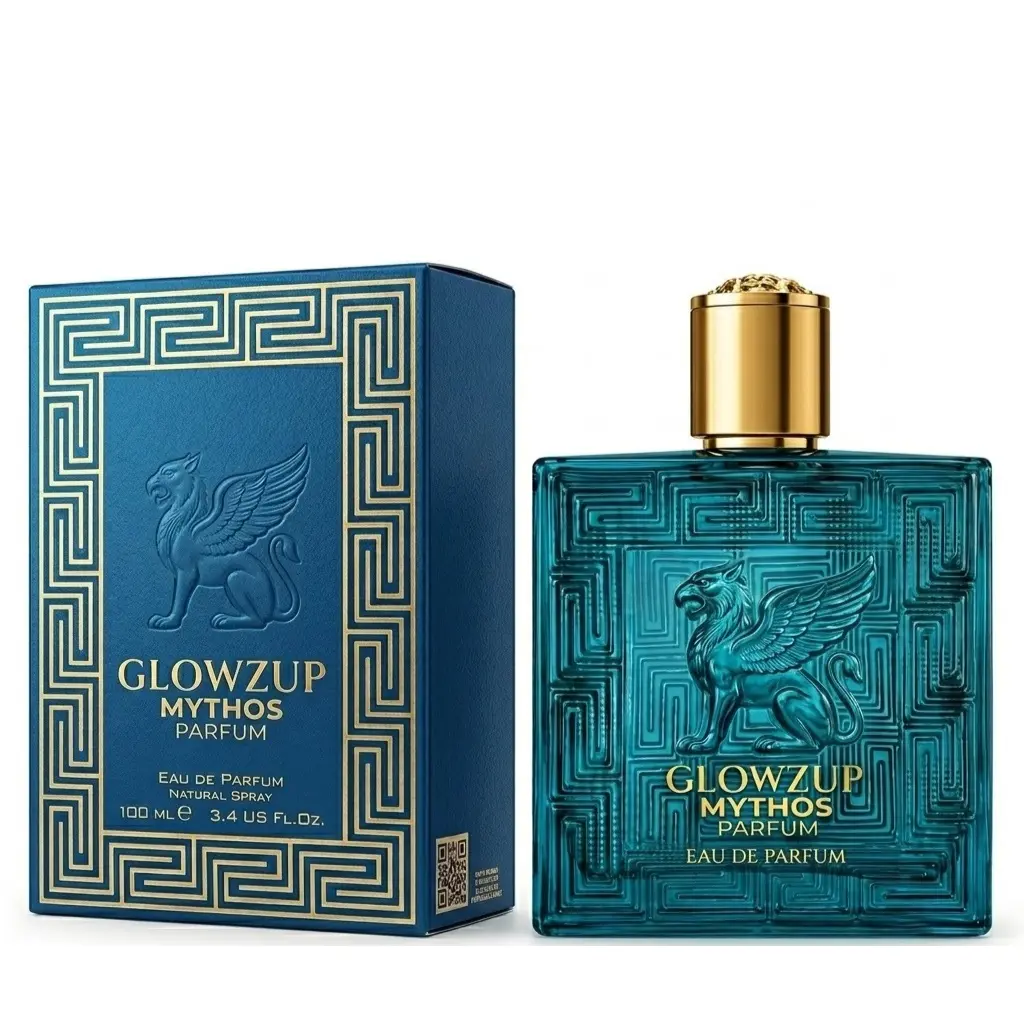 Glowzup Mythos Eau De Parfum for Men – Long Lasting Luxury Cologne Gift Perfumes Liquid Fragrance Warmth Perfum Spray