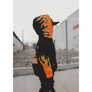 Mini Speedster Orange Flame Hoodie
