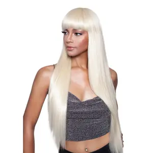 Mane Concept Human Hair Blend Wig Brown Sugar Super Long 30" BS144